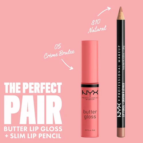 Miniatura 4 de NYX MAQUILLAJE PROFESIONAL Brillo de mantequilla, brillo de labios no pegajoso - crema brulée (natural)