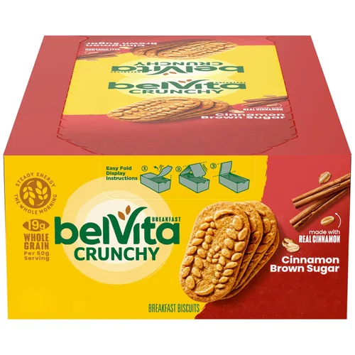 Miniatura 23 de belVita Galletas de desayuno con canela y azúcar morena, 12 paquetes (4 galletas por paquete)