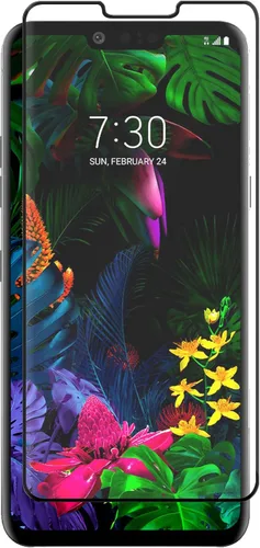 Miniatura 5 de Magglass Protector de pantalla de vidrio templado para LG G8 ThinQ (resistente a los arañazos) Ultra Clear (compatible con fundas)