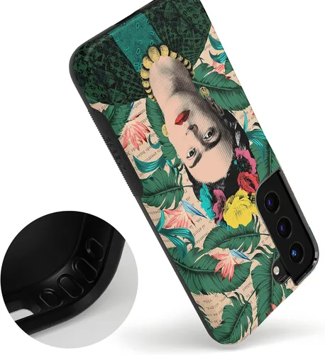 Miniatura 4 de Casely Funda para Galaxy S22 Plus Encuentra tu musa Retrato de Frida Kahlo Diseño protector audaz