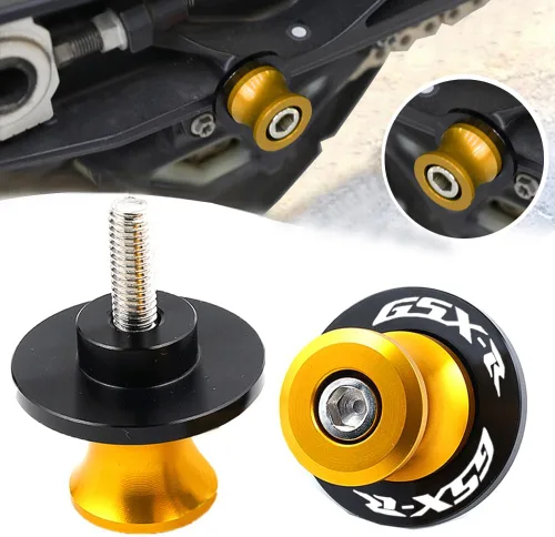 Miniatura 12 de 2 piezas de juego de extremos de empuñadura de manillar de motocicleta, compatible con Suzuki GSXR GSX-R GSXS 600 750 1000 (22mm 7/8" - Rojo)