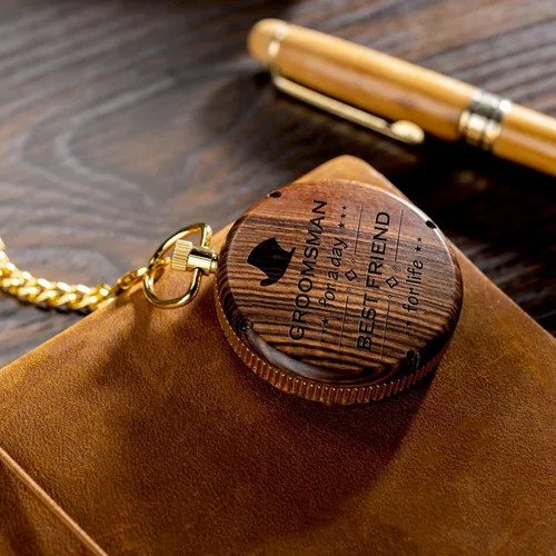 Miniatura 6 de 2win Relojes de bolsillo personalizados grabados para hombres, papá, hijo, relojes personalizados, exquisitos relojes de bolsillo, regalos