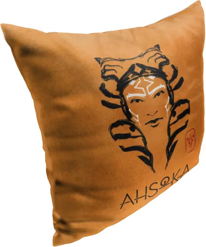 Miniatura 2 de Northwest Almohada Star Wars, 18 x 18 pulgadas, pincelada Ahsoka