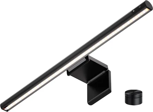 LYMAX Barra de luz para monitor, lámpara de computadora USB para cuidado de los ojos, barra de luz de pantalla regulable, apta para todos los