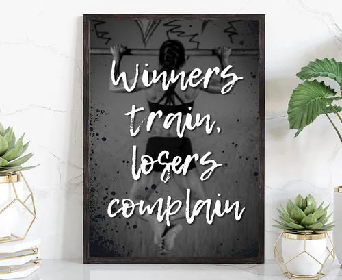 Miniatura 43 de Arte de pared con texto en inglés «Be Stronger Than Your Excuss», póster de gimnasio, impresiones de gimnasio, gimnasio en casa, decoración