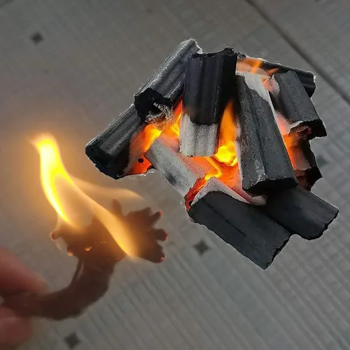 Miniatura 7 de Tinder Rope Natural Tinder Fire Starter Supervivencia Fácil de encender Ficha de fuego para mochileros, senderismo, camping, barbacoas, caza, peces