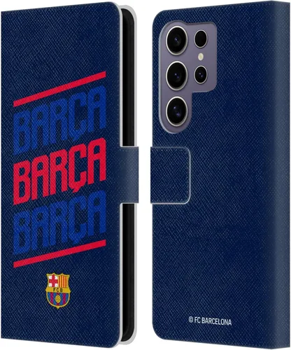 Miniatura 52 de Head Case Designs Funda de piel con licencia oficial del FC Barcelona Barca Crest Graphics para Samsung Galaxy A06 4G