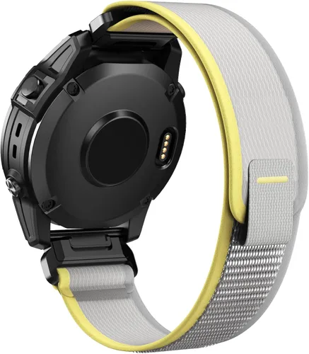 Miniatura 9 de ANCOOL Correas de reloj de nailon Quickfit para Garmin Fenix 7/Fenix 6/Fenix 5 Band 0.866 in Quickfit Nylon Watch Band Reemplazo para Fenix 7