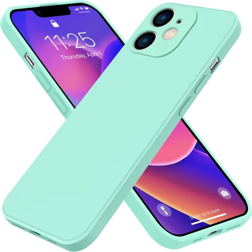 Miniatura 12 de Funda para iPhone 11, funda de goma de gel de silicona líquida, no amarillenta, funda protectora de silicona multicolor, funda protectora Negro