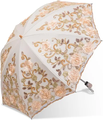 Miniatura 62 de Honeystore - Parasoles de encaje de flores para fiesta de boda, paraguas nupcial de encaje