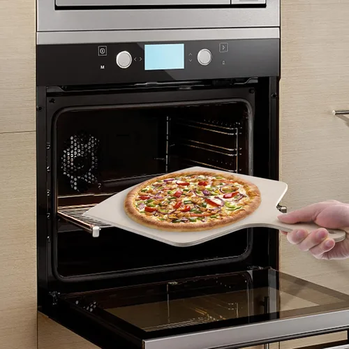 Miniatura 7 de UPTRUST Pela de pizza de madera natural de alta calidad, rectangular, 12 x 17 pulgadas, espátula grande para pizza, tabla de cortar para hornear