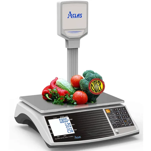 Miniatura 3 de EW Báscula digital de precios comerciales para computación PS6 – Báscula de alimentos de clase III certificada por NTEP Capacidad de 60 libras