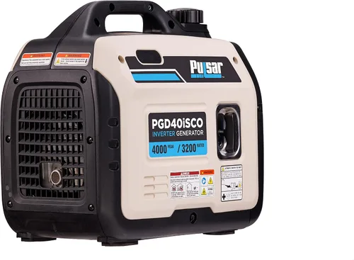 Miniatura 5 de Pulsar PGD40ISCO Generador de inversor de gas portátil ultra ligero silencioso 4000W, blanco