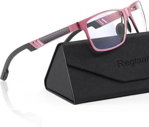 Gafas de bloqueo de luz azul para hombres/mujeres, gafas de juegos para computadora, marco de metal