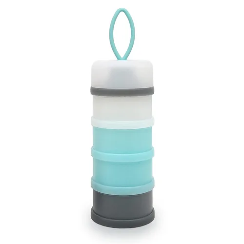 Recipiente dispensador de fórmula para bebés, Dispensador portátil de leche en polvo, Contenedor de almacenamiento de viaje para alimentación de
