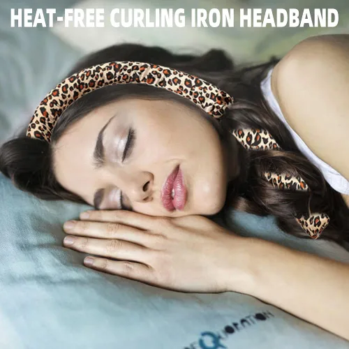 Miniatura 3 de BATOUDE Diadema de Rulos sin Calor, Cinta de Seda sin Calor, Rulos para el Cabello con Clip de Garra, Ondas Suaves Naturales Perezosas, Herramienta