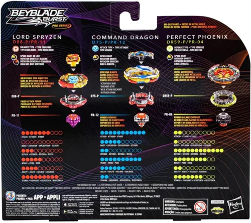 Miniatura 3 de BEYBLADE Colección Burst Pro Series Mythic Beast, color rojo