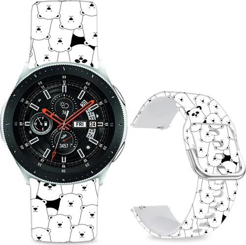Miniatura 16 de Correas de reloj deportivas compatibles con Samsung Galaxy Watch 7/FE/6/5/4 1.575 in 1.732 in/Galaxy Watch 6 Classic 1.850 in 1.693 in/Watch 3 1.614