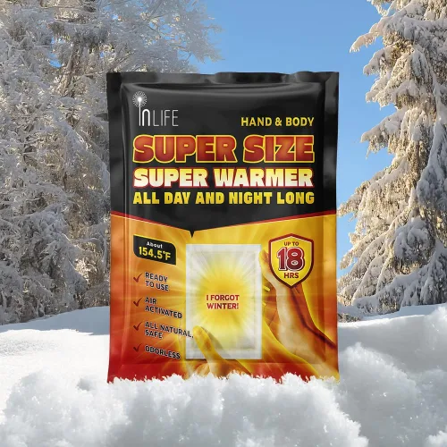 Miniatura 2 de InLife Súper calentador de tamaño para manos y cuerpo Todo natural y seguro, calor rápido instantáneo, fácil y cómodo Tamaño más grande y más