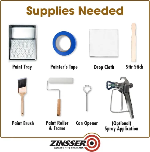Miniatura 7 de Zinsser 03504 sellador para imprimación, de aceite, para cubrir manchas, para uso en interiores y exteriores, de 1 cuarto de galón, blanco