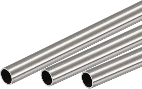 Miniatura 29 de uxcell Tubo redondo de acero inoxidable 304 0.236 in OD 0.020 in espesor de pared 11.811 in longitud 3 piezas