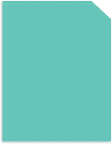 Miniatura 2 de Astrobrights Punchy Cartulina pastel, 8.5" x 11", 65 lb. Azul Breezy, 100 hojas (91784)