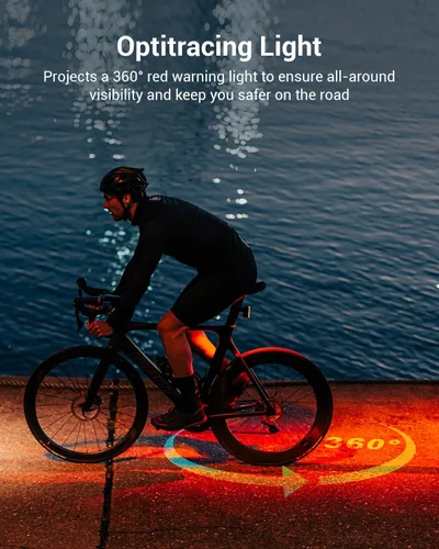 Miniatura 4 de MagicShine SEEMEE - Luz trasera para bicicleta 300/400, luz trasera de bicicleta de 300/400 lúmenes, sensor de freno inteligente visible de 360°
