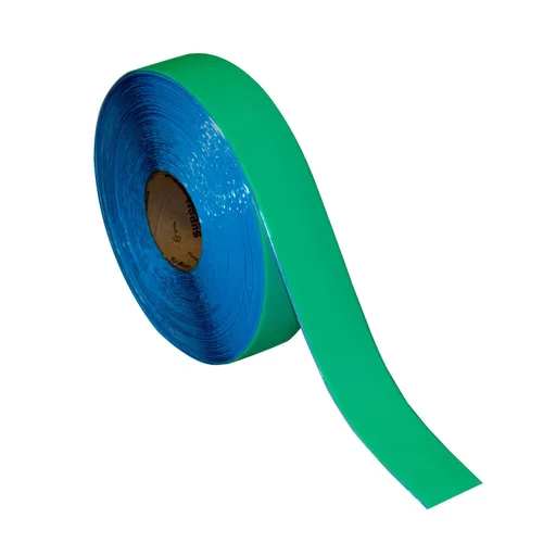 Miniatura 19 de SmartSign Cinta de marcado de suelo amarilla de 4 pulgadas x 100 pies, cinta de vinilo de 32 mil, cinta de seguridad de uso industrial