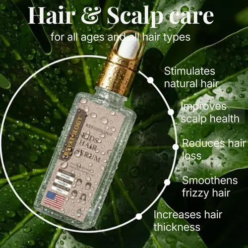 Miniatura 2 de Revatology Kids & Baby Hair - Suero en gel sin enjuague, ligero para el crecimiento del cabello y el cuero cabelludo para cuero cabelludo seco