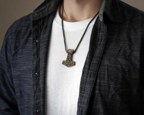 Miniatura 119 de Baldur Jewelry - Collar de martillo Thors Mjölnir - Colgante de martillo de Thor nórdico vikingo joyería vikingo - Collar Thor - Regalos Thor