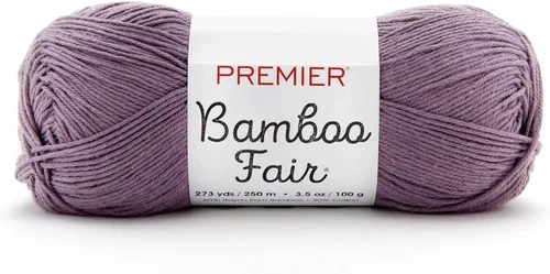 Miniatura 27 de Premier Yarns Hilo de bambú Fair DK, para tejer y tejer, mezcla de algodón para tejido y ganchillo en climas cálidos, color marfil