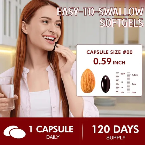 Miniatura 6 de Paquete de 2 suplementos antioxidantes de astaxantina de 12 mg, premium con actividad antioxidante, apoya los ojos, el sistema inmunológico