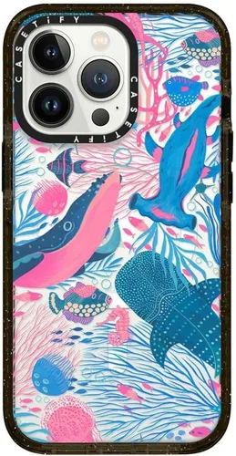 Miniatura 101 de CASETiFY Impact - Funda para iPhone 13 [protección contra caídas de 6.6 pies/compatible con Magsafe] Black Kingsnake, color negro transparente