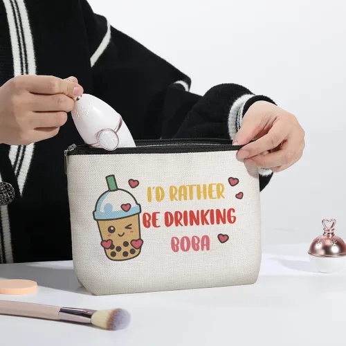 Miniatura 7 de Bolsa de maquillaje para fanáticos, regalos para mujeres, amantes de las canciones, amantes de la película, bolsa de cosméticos, regalo de viaje