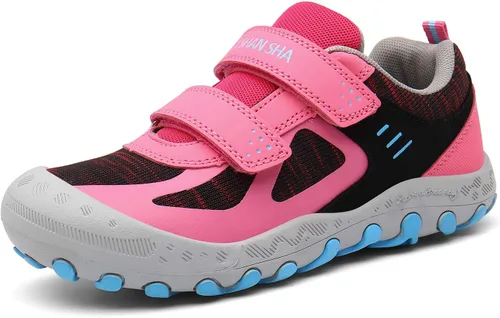 Miniatura 27 de Mishansha Botas de Senderismo para Niños Pequeños Niñas Niños Zapatos de Senderismo Resistentes al Agua Anti-Colisión Antideslizantes Atléticas
