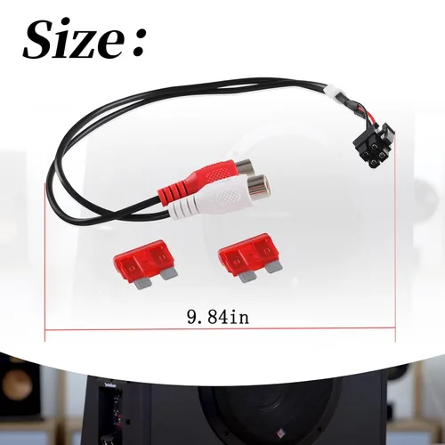 Miniatura 3 de Arnés de entrada de señal 1560-57865-01 compatible con cajas de subwoofer amplificadas Punch P300-10 y Punch P300-12