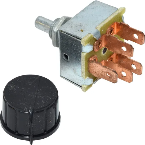 Miniatura 2 de Interruptor de ventilador de aire acondicionado AC rotativo de 3 velocidades para uso universal 'INDAK