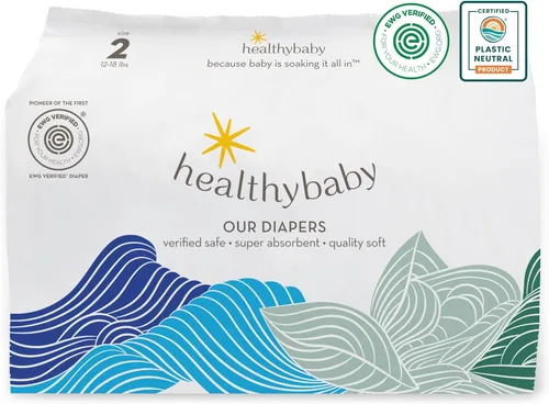 Miniatura 11 de Nuestros pañales El primer pañal verificado EWG y apto para microbiomas Protección contra fugas de 12 horas Fabricado con algodón orgánico
