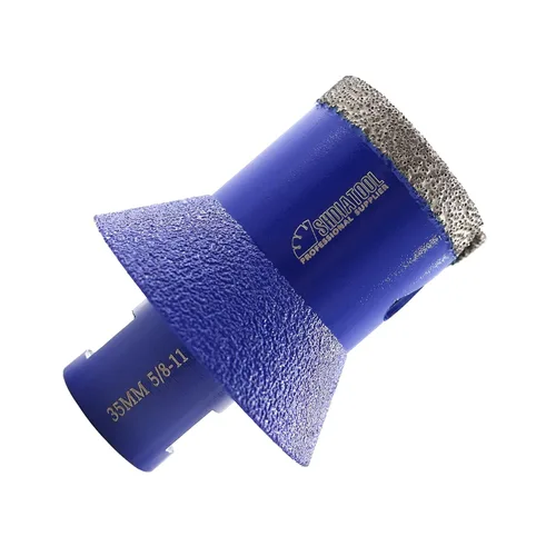 Miniatura 12 de SHDIATOOL Brocas de núcleo de perforación de diamante, sierra de agujero de 1 pulgada para azulejos de porcelana para biselado biselado mármol