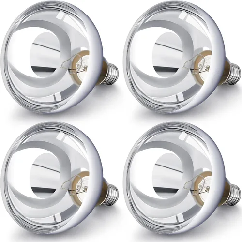 Miniatura 26 de VIHOSE Paquete de 4 lámparas de calor de 125 W, 120 V, R40, bombillas incandescentes de vidrio, bombillas de calefacción incandescentes para re
