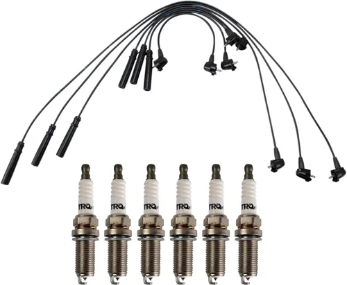 Miniatura 64 de Kit de bujías de chispa TRQ 5 piezas de bujías de iridio Compatible con Acura Integra 1992-2001 1999-2000 Honda Civic 1994-1995 Civic del Sol