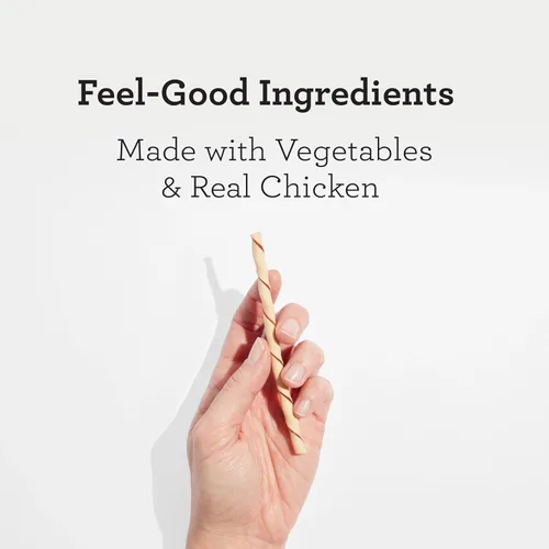 Miniatura 7 de Dreambone Twist Sticks - Masticables para perros sin cuero crudo, hechos con pollo real, 100 unidades (paquete de 1)