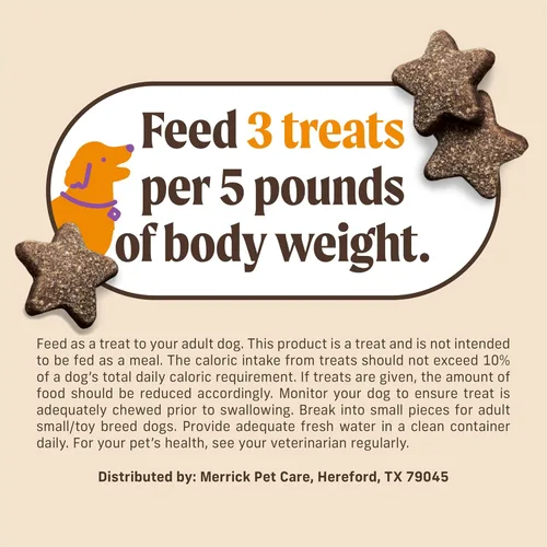 Miniatura 6 de Merrick Power Bites - Golosinas suaves y masticables para perros, sin gluten ni granos, completamente naturales