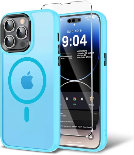 Miniatura 59 de Funda para iPhone 11 con protector de pantalla, compatible con MagSafe, ultra delgada, translúcida, mate, a prueba de golpes, color negro