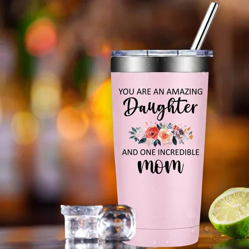 Miniatura 8 de Grifarny Daughter Gifts from Mom, Dad - Mothers Day, Valentines Day Gifts for Daughters Adult - You are an Amazing Daughter Tumbler 20 oz