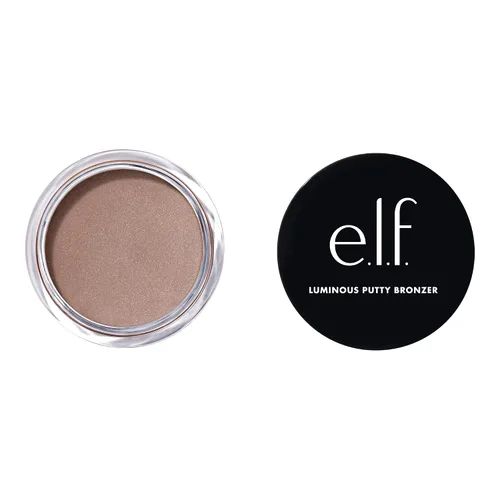Miniatura 11 de e.l.f. Bronceador de masilla luminoso, bronceador ligero de masilla a polvo para un acabado radiante, brillante, altamente pigmentado, vegano