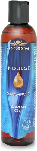 Bio-Groom Indulge Champú para perros con aceite de argán, suministros de baño para perros, lavado de cachorros, suministros de aseo para gatos y