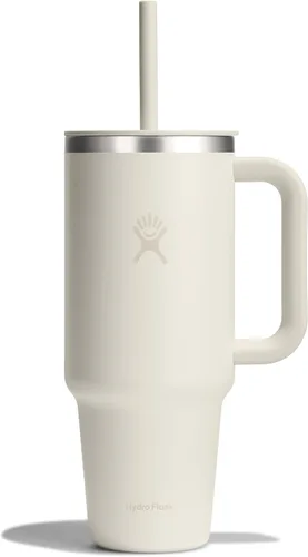 Miniatura 41 de Hydro Flask Vaso de Viaje con Asa, Tapa y Pajita - Acero Inoxidable Aislado en 24 Oz Aloe