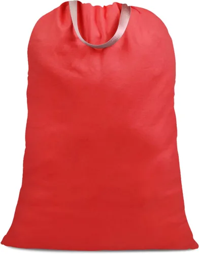 Miniatura 12 de Bolsa de lona de algodón con asas y correas de cordón, bolsas de lavandería extra grandes resistentes para lavandería y hogar, bolsa de ropa sucia