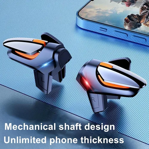 Miniatura 2 de Leprato Controlador móvil, disparador de juegos móviles, joystick compatible con teléfonos Android iOS, regalos para hombres, mujeres, amantes